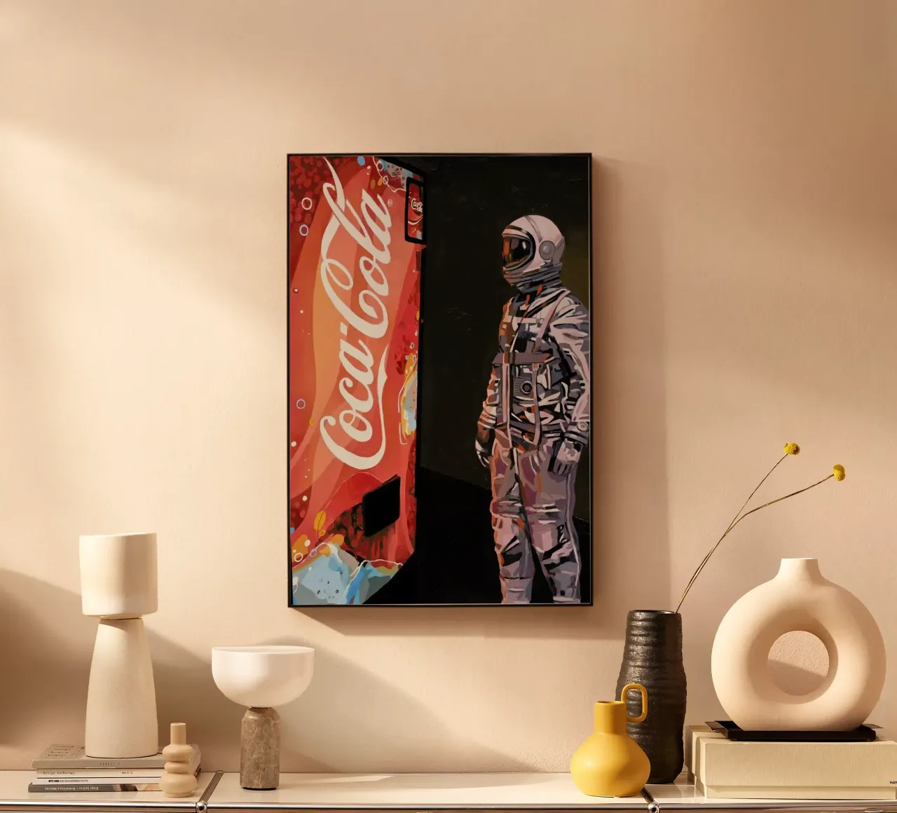 The Coke Machine alluminio dibond da Scott Listfield
