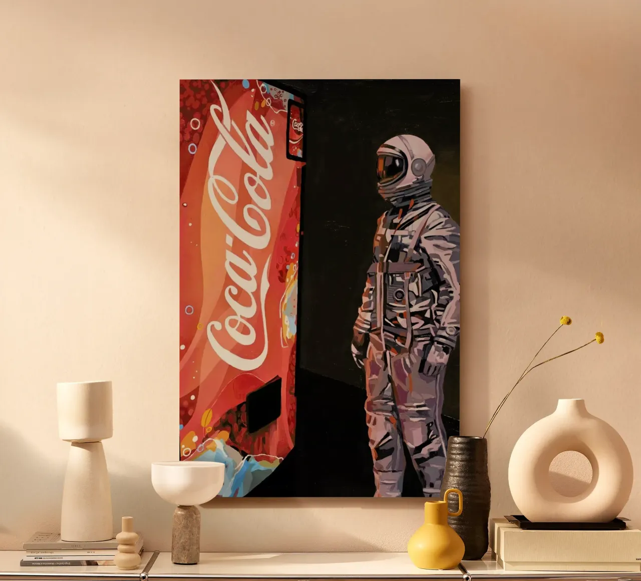 The Coke Machine alluminio dibond da Scott Listfield