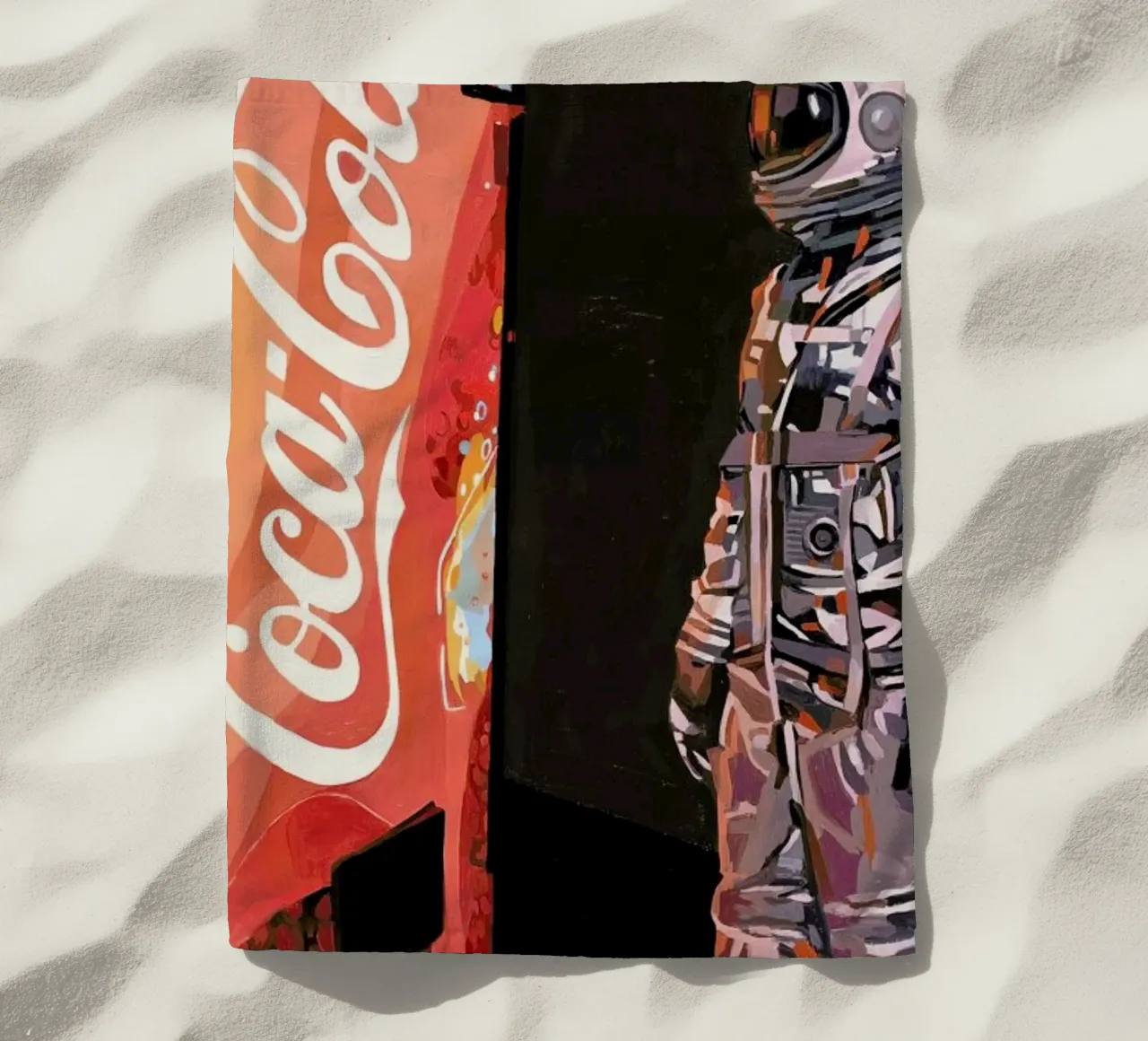 The Coke Machine Strandtuch von Scott Listfield