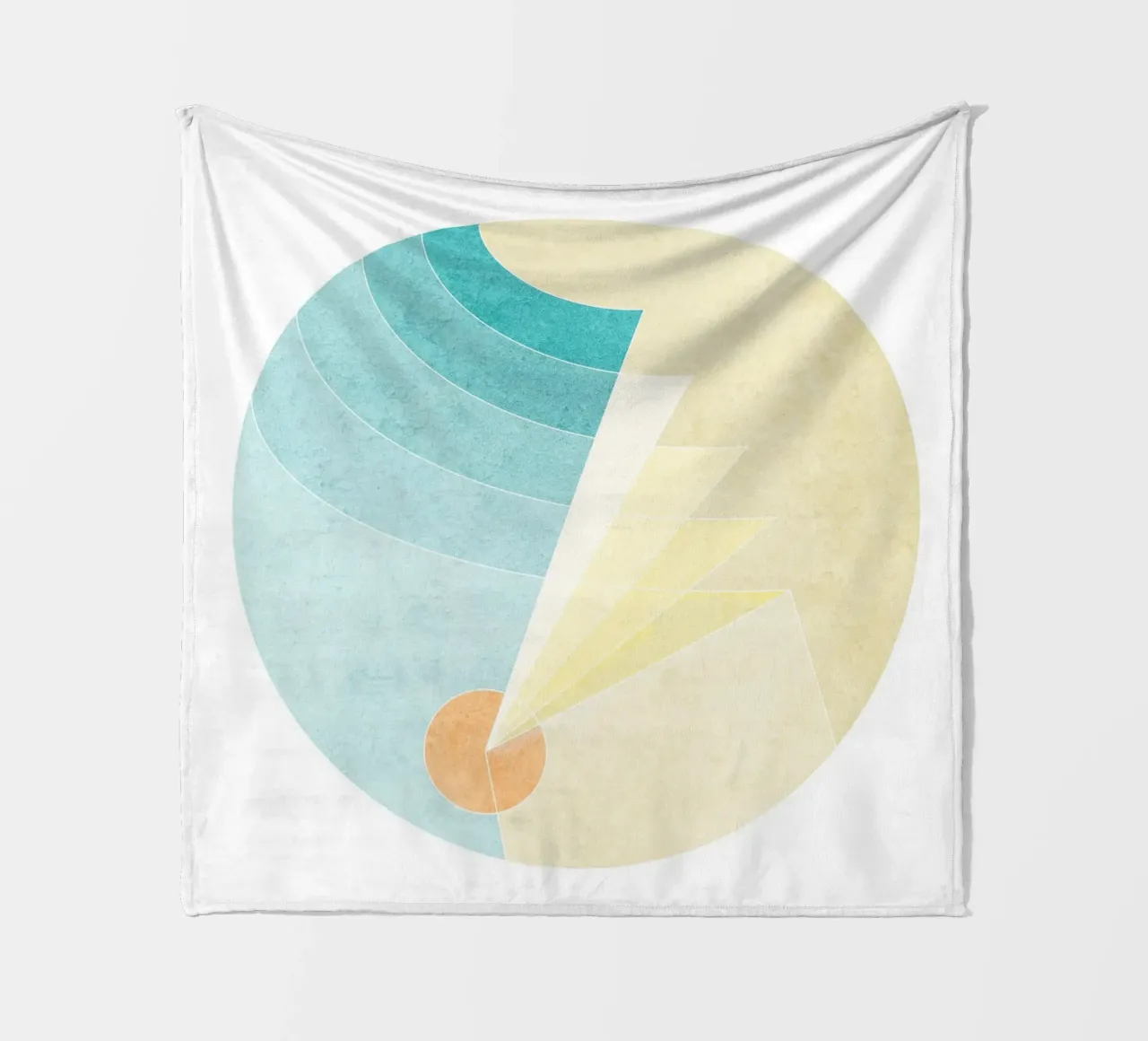 Another Place - Abstract Mandala coperta in pile da lovely lines
