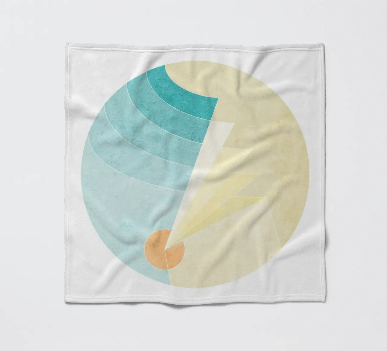 Another Place - Abstract Mandala coperta in pile da lovely lines