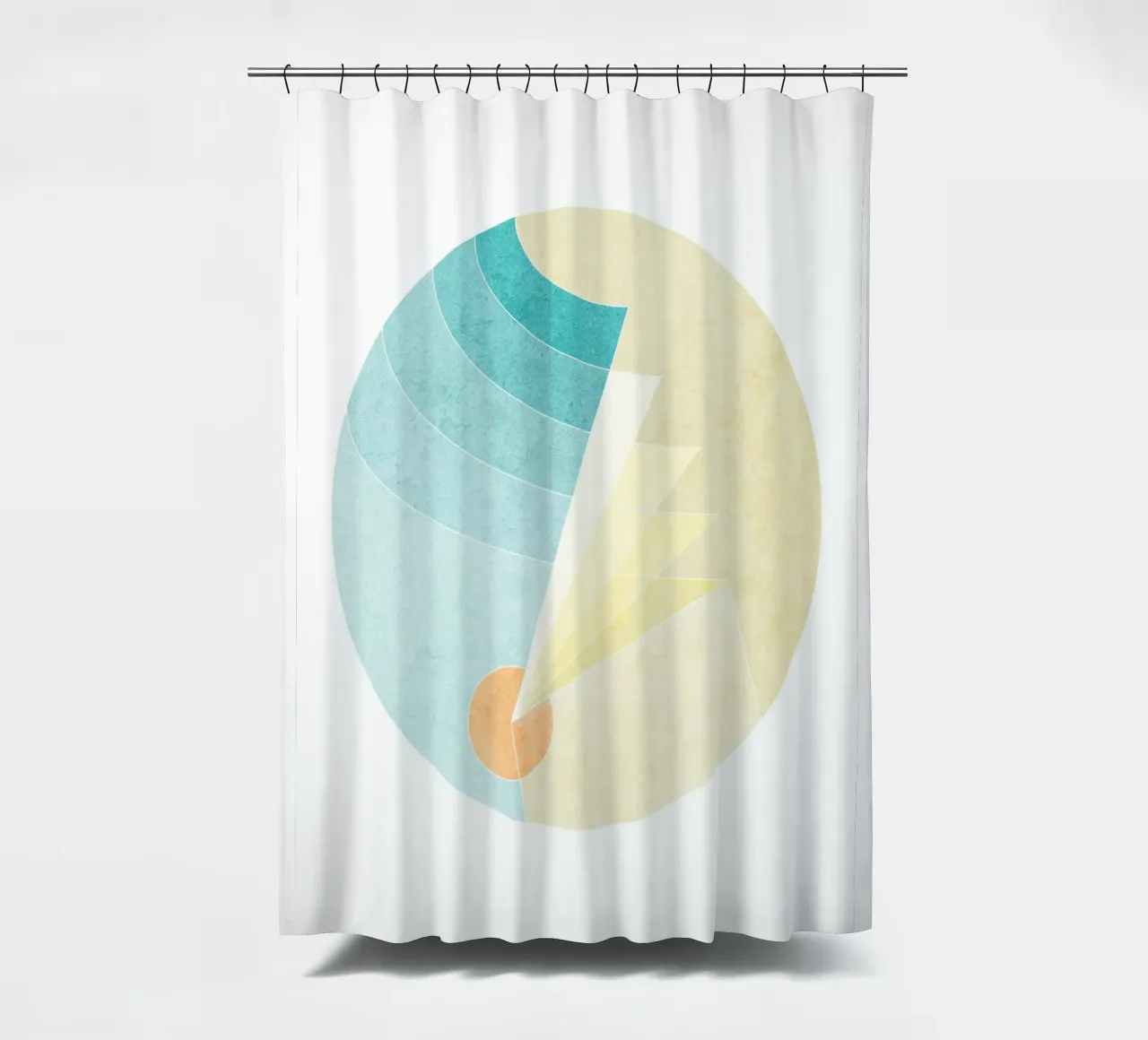 Another Place - Abstract Mandala tenda da doccia da lovely lines