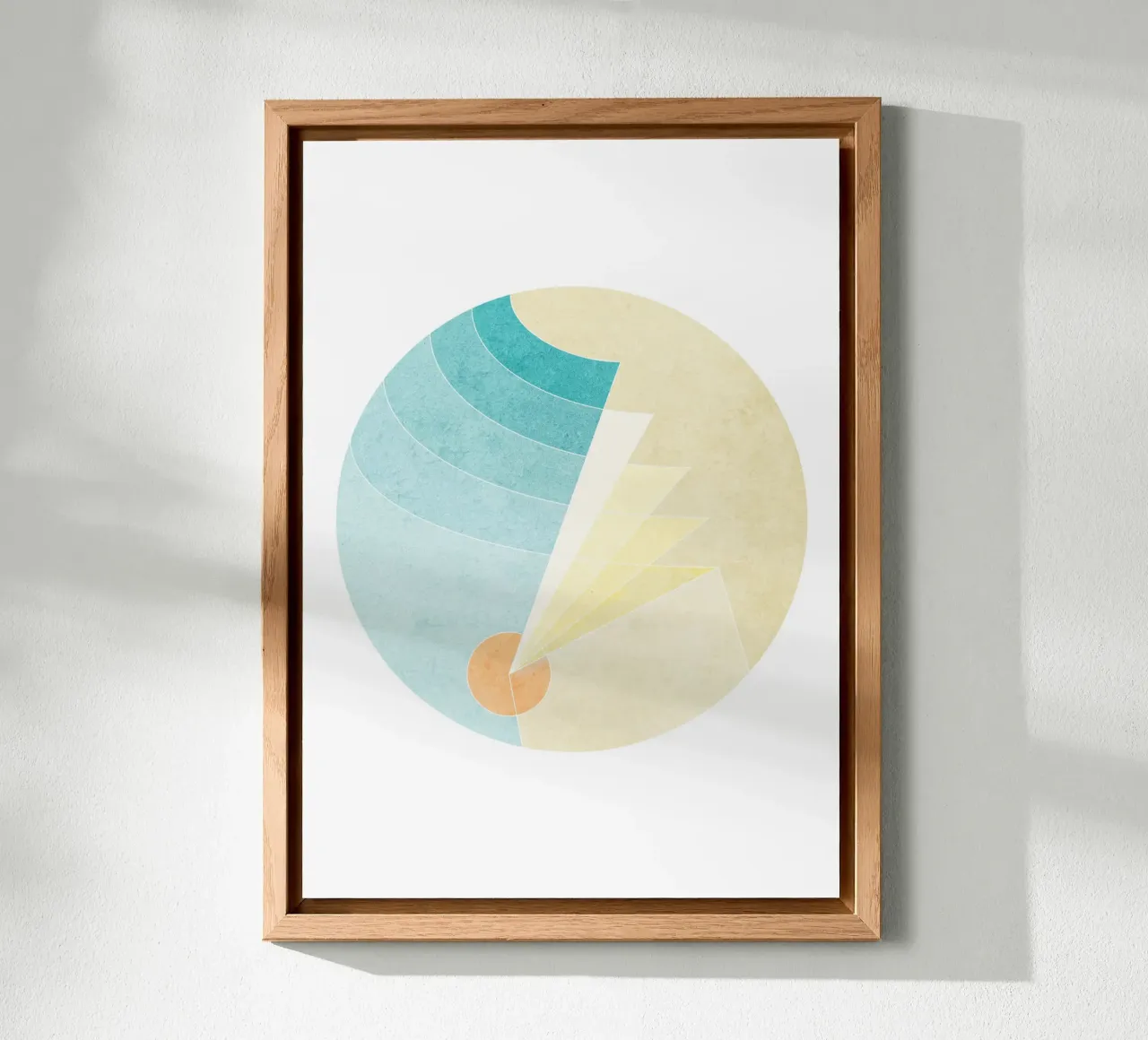 Another Place - Abstract Mandala alluminio dibond da lovely lines