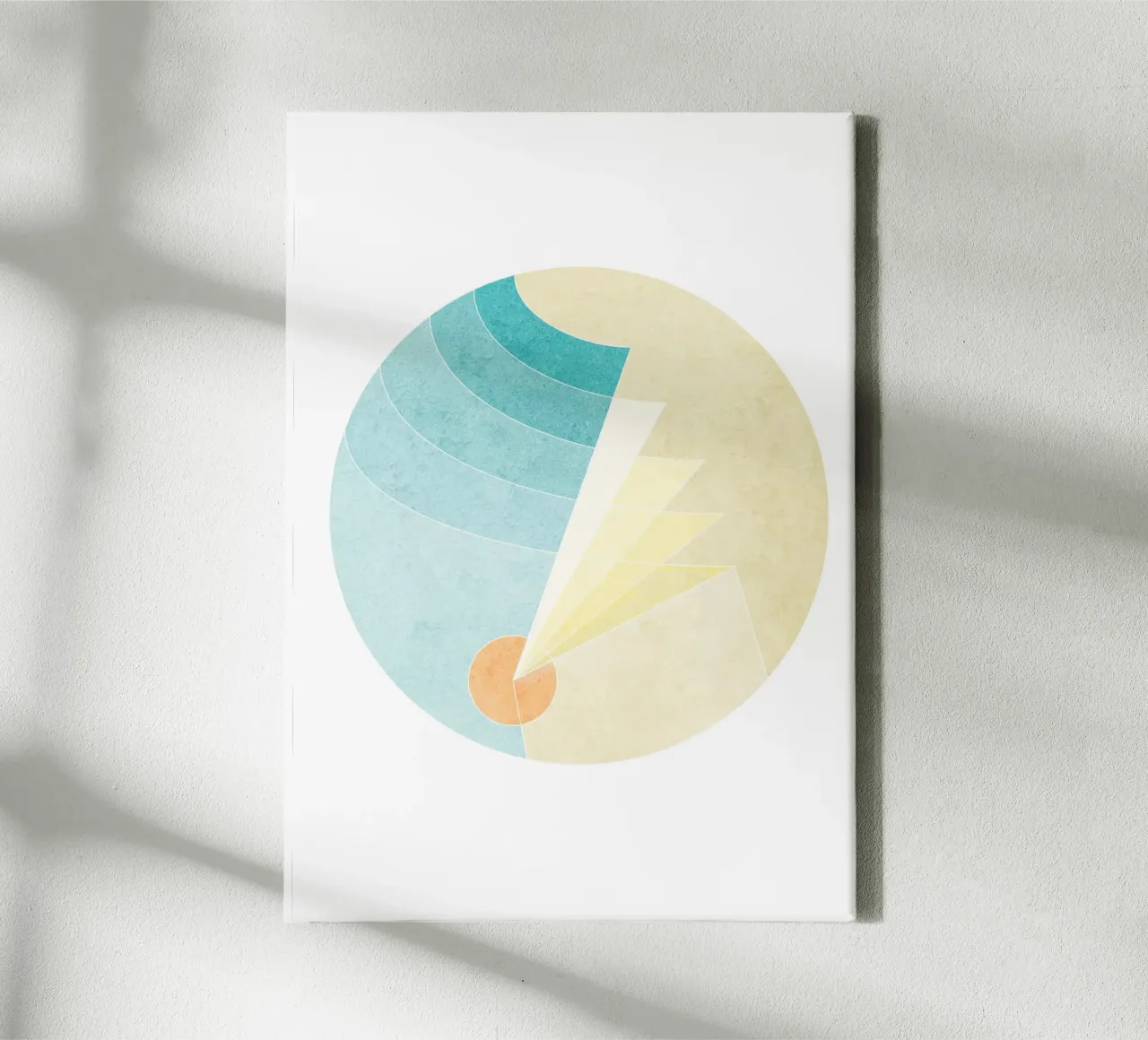 Another Place - Abstract Mandala canvas by lovely lines
