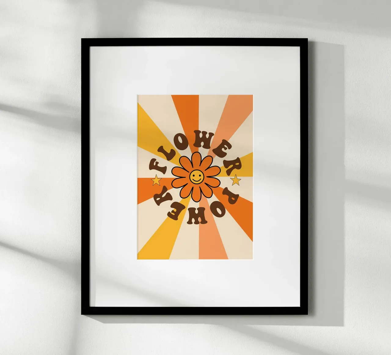 Flower Power Retro Art hahnemühle by diedrich