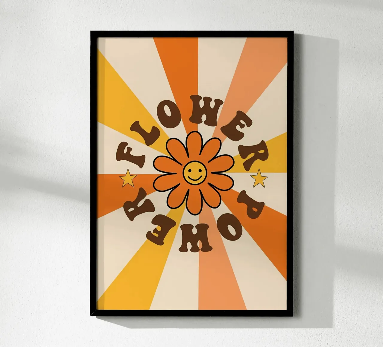 Flower Power Retro Art hahnemühle by diedrich
