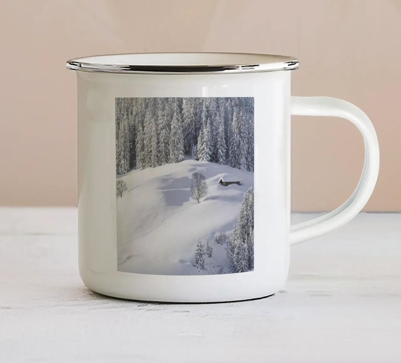 Let’s Rest a While tazza in smalto da Nur Mut