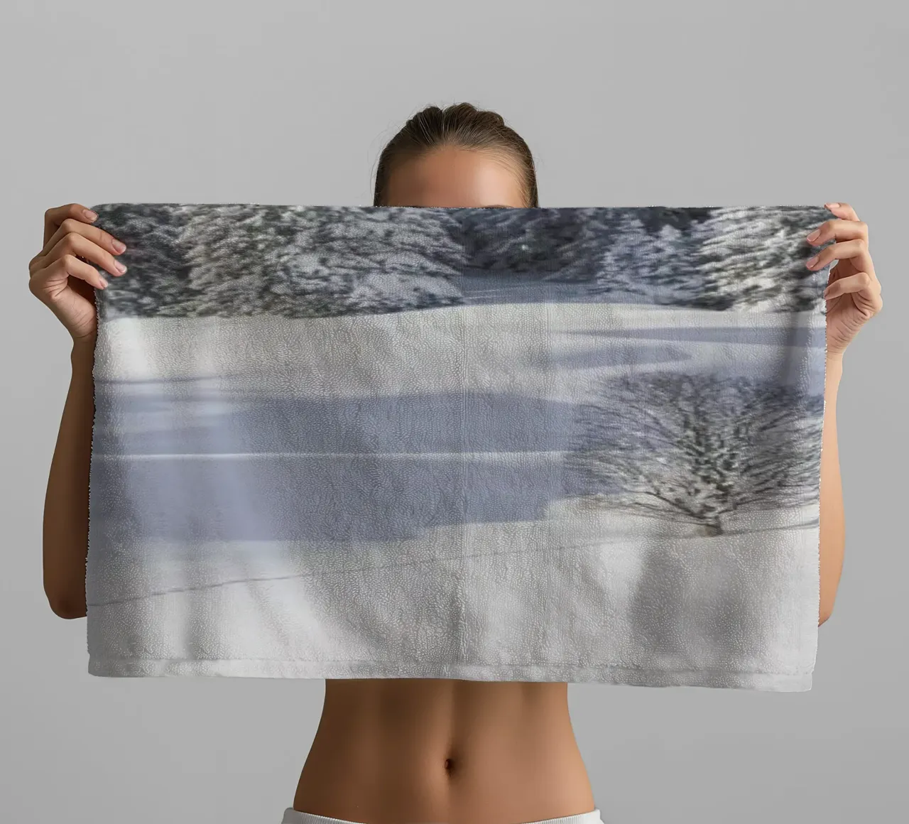 Let’s Rest a While towel by Nur Mut