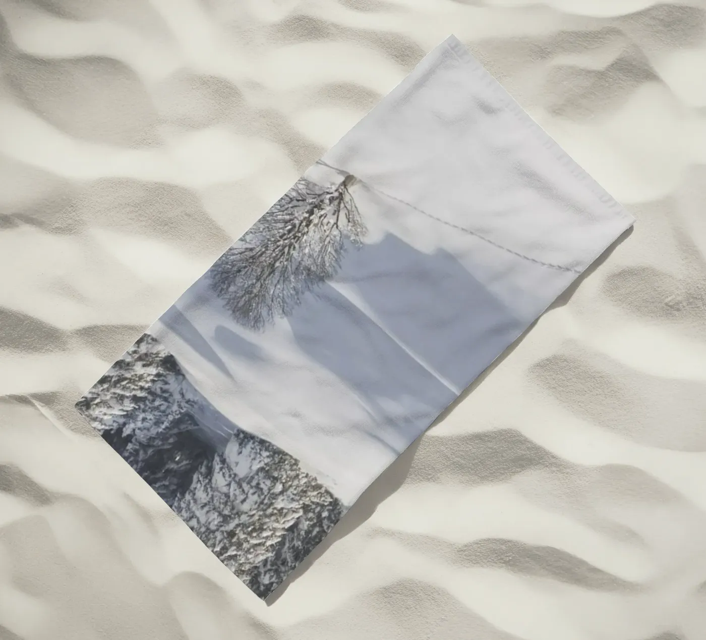 Let’s Rest a While beach towel by Nur Mut