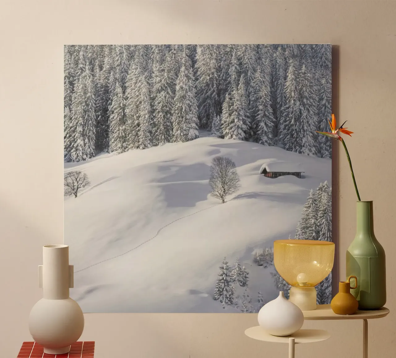 Let’s Rest a While canvas by Nur Mut