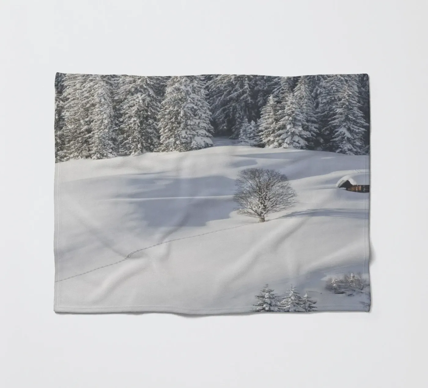 Let’s Rest a While fleece blanket by Nur Mut
