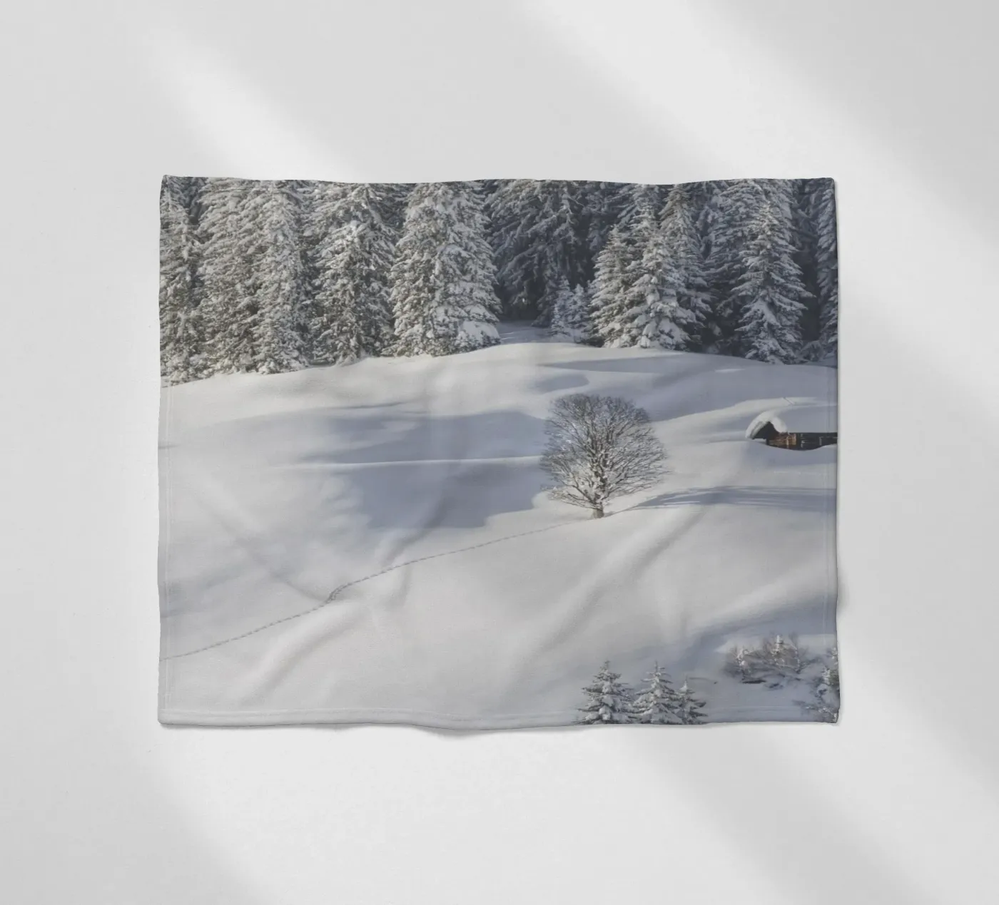 Let’s Rest a While fleece blanket by Nur Mut