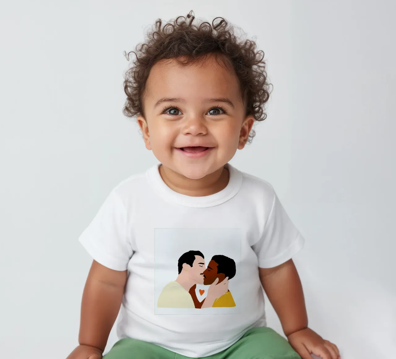 Embrassez qui vous voudrez II maglietta neonato da Céleste Wallaert