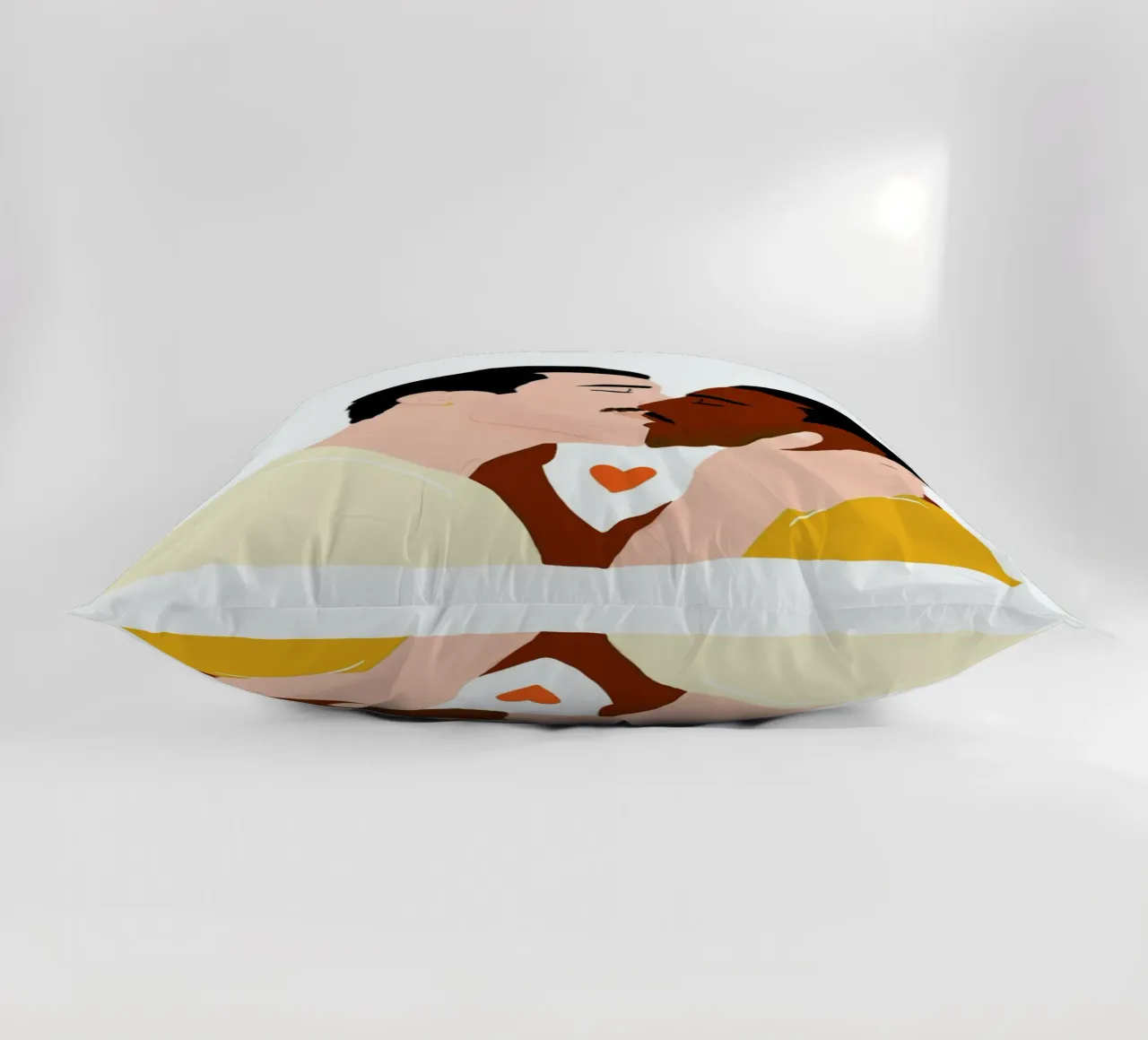 Embrassez qui vous voudrez II cuscino da Céleste Wallaert