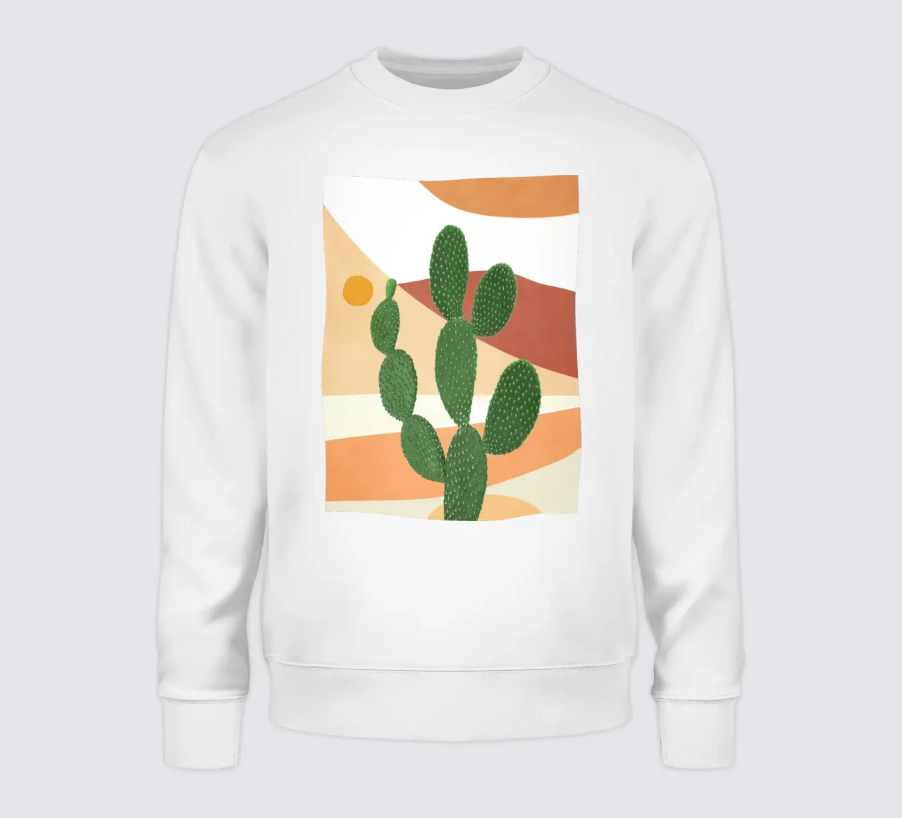 Abstract Cactus II felpa da Flow Line