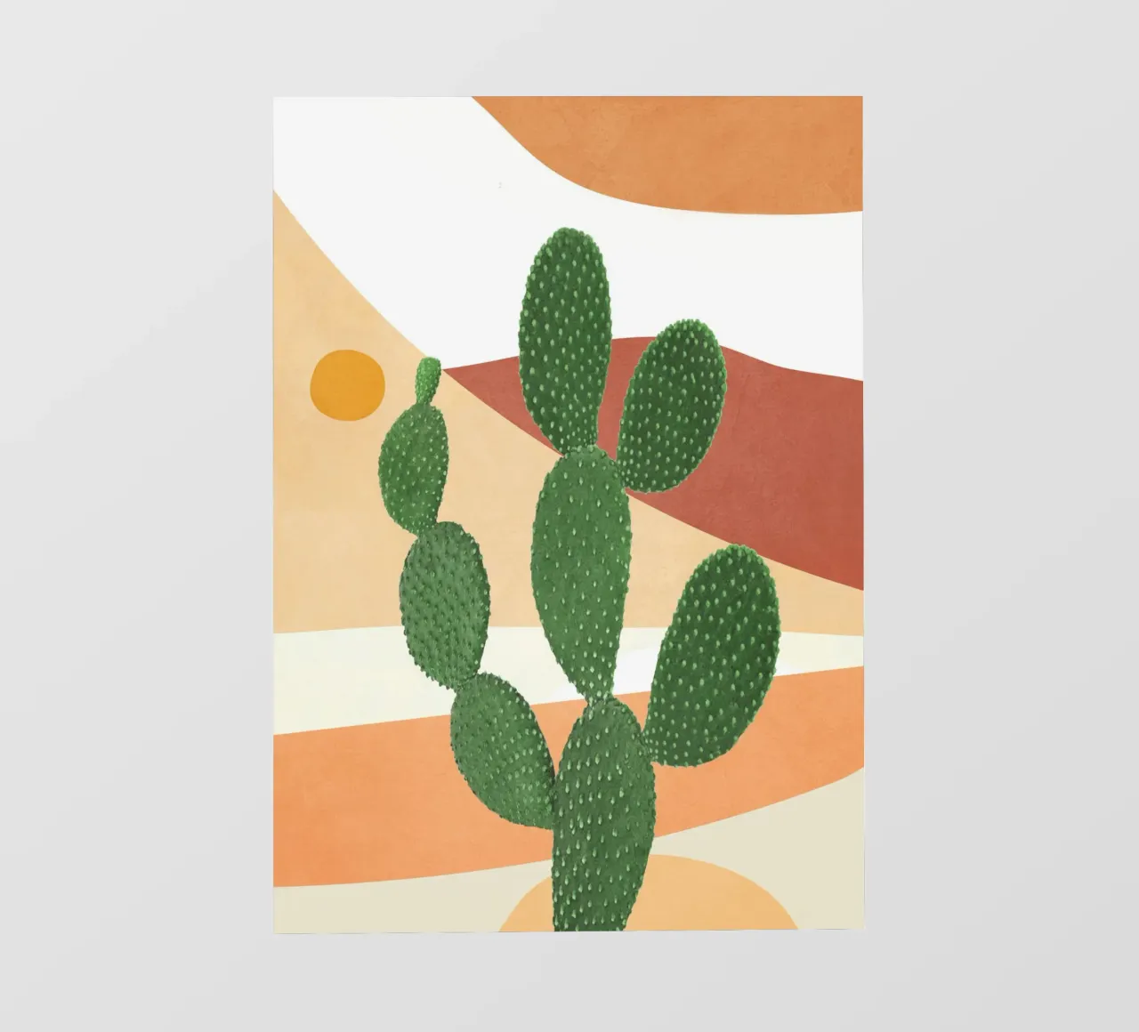 Abstract Cactus II pellicola backlit da Flow Line