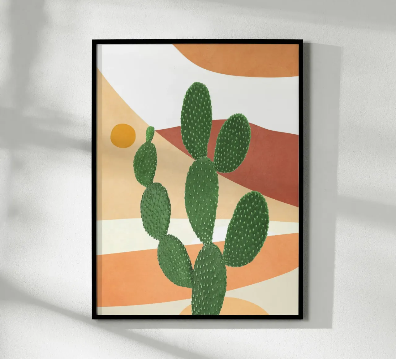 Abstract Cactus II carta hahnemühle da Flow Line