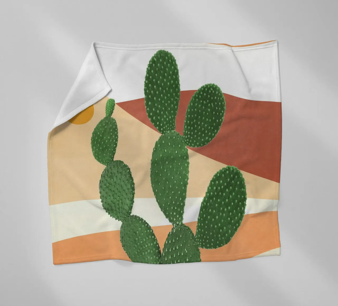 Abstract Cactus II coperta in pile da Flow Line