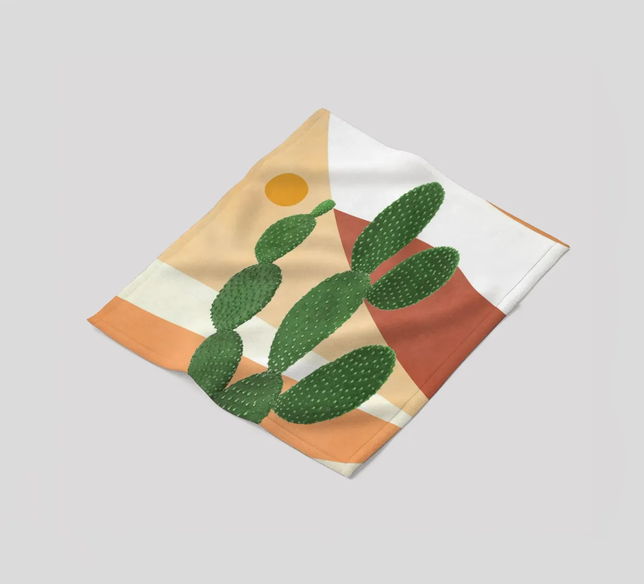 Abstract Cactus II coperta in pile da Flow Line
