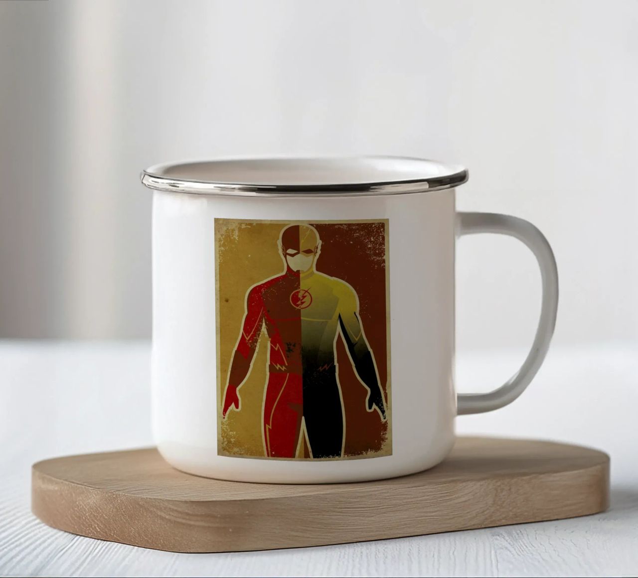 The Flash tazza in smalto da Danny Haas