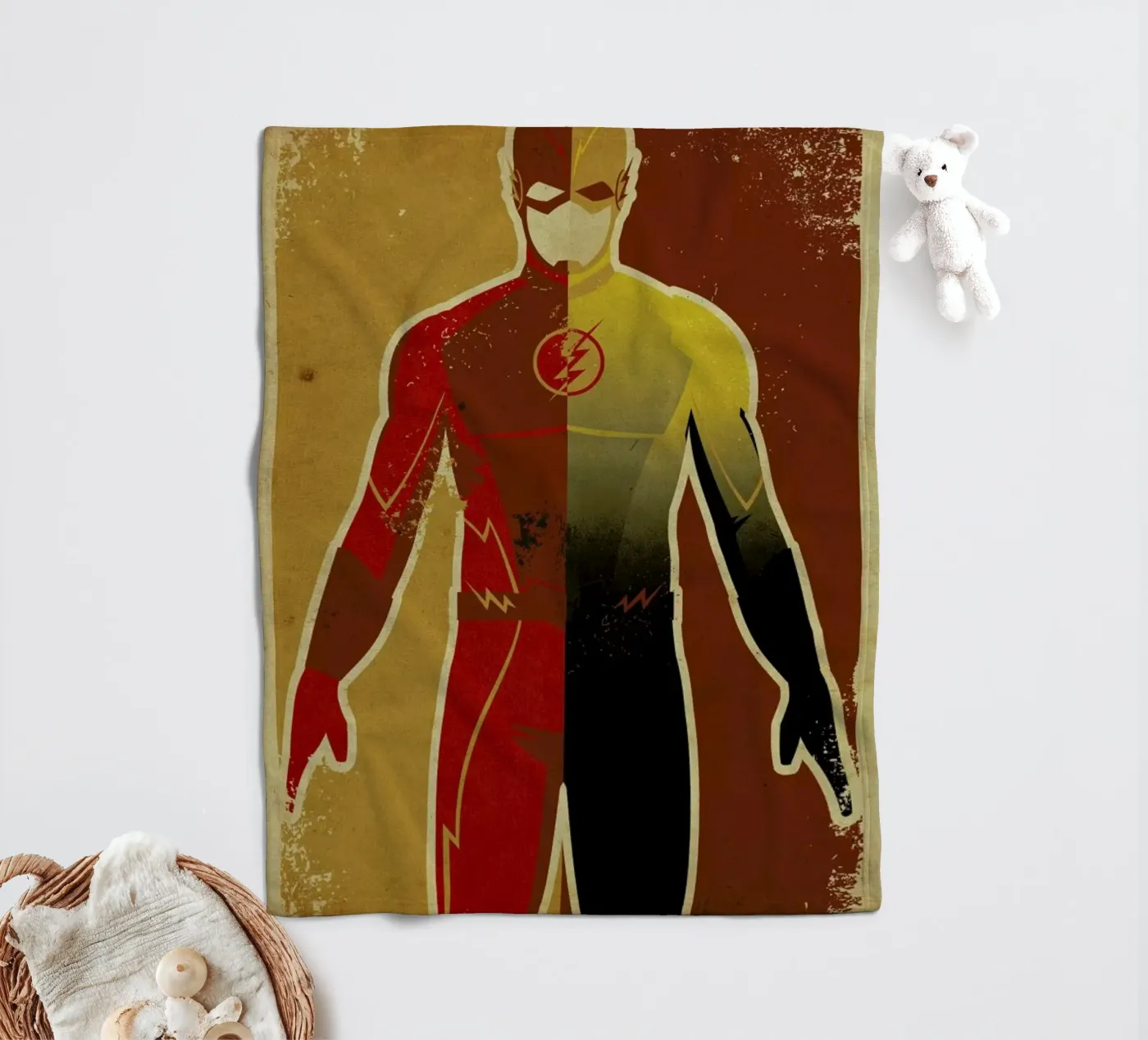 The Flash fleecedeken van Danny Haas