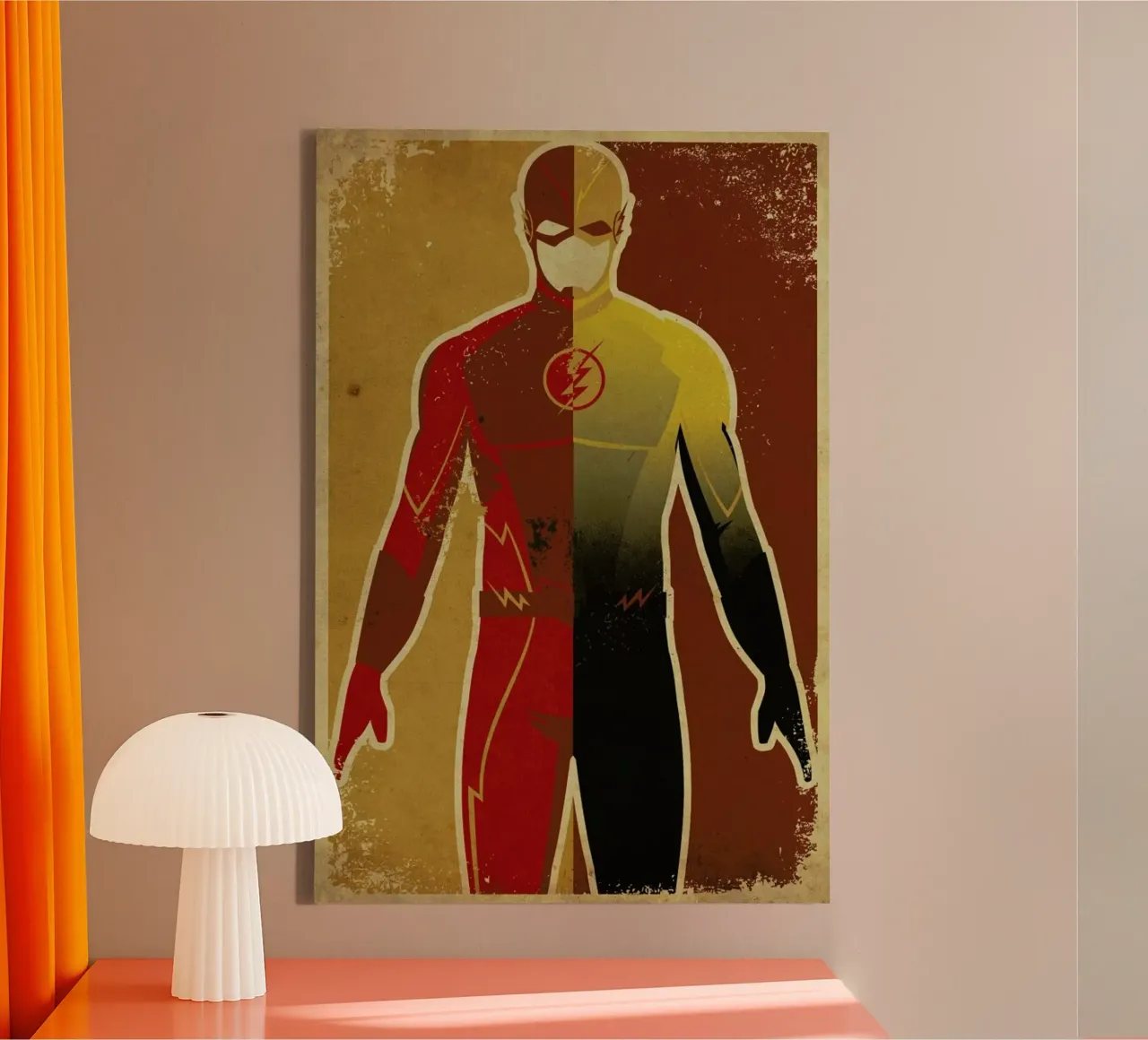 The Flash tela con Cornice a cassetta da Danny Haas
