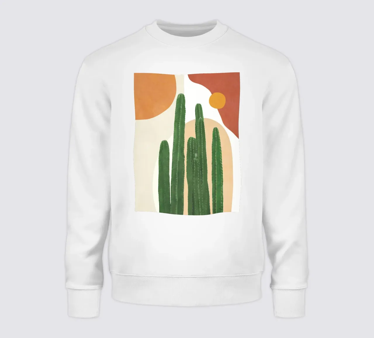 Abstract Cactus I felpa da Flow Line