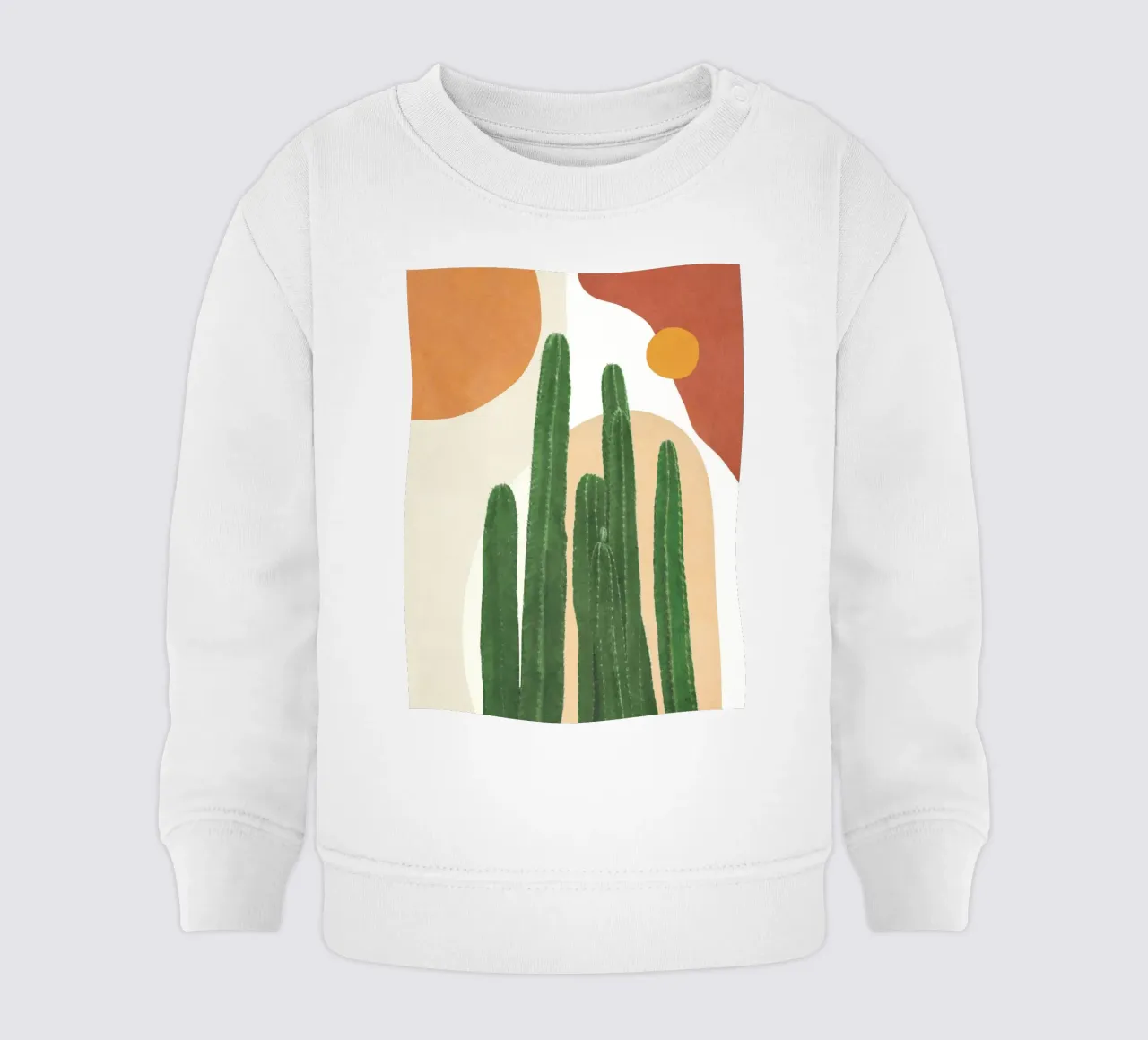 Abstract Cactus I felpa neonato da Flow Line