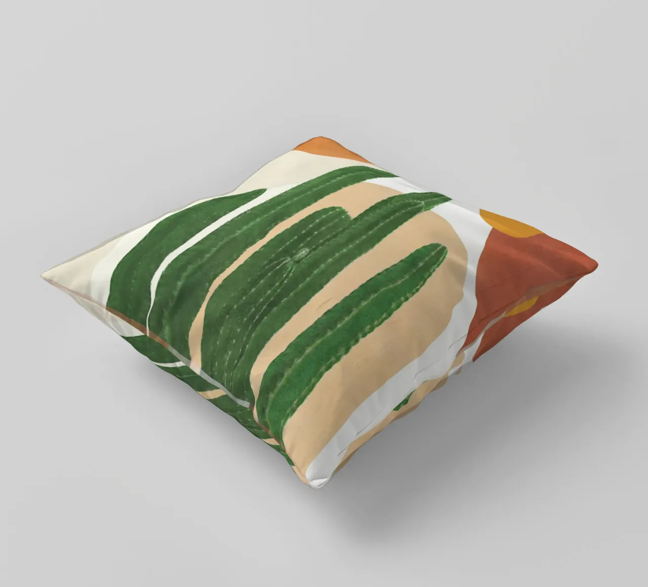 Abstract Cactus I cuscino da Flow Line