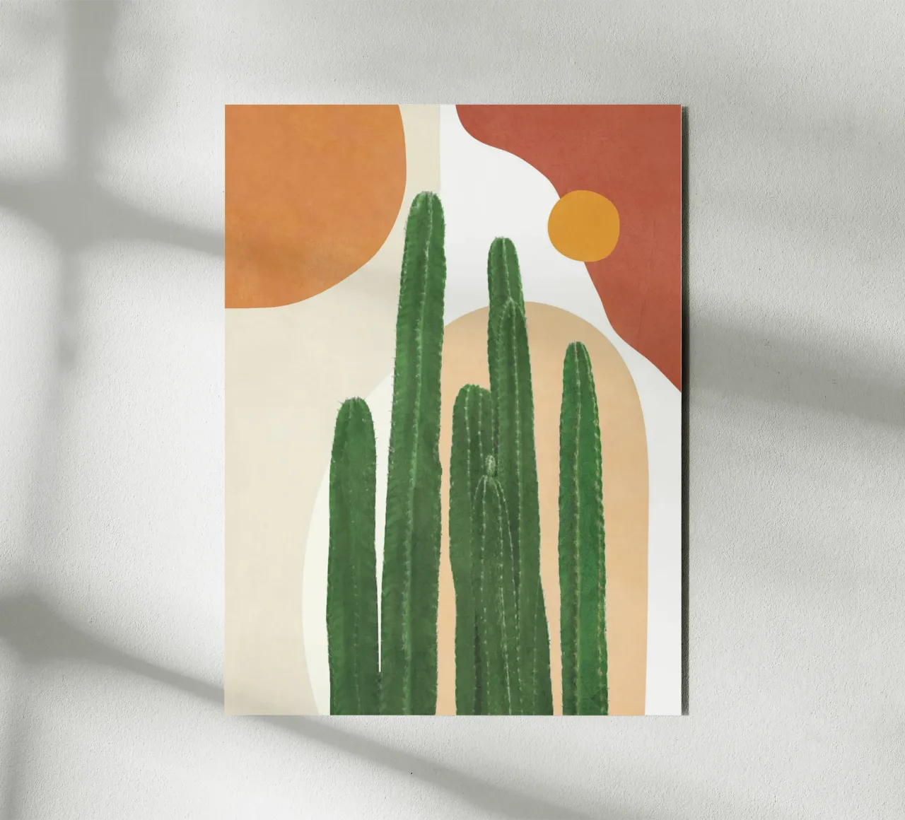 Abstract Cactus I alluminio dibond da Flow Line