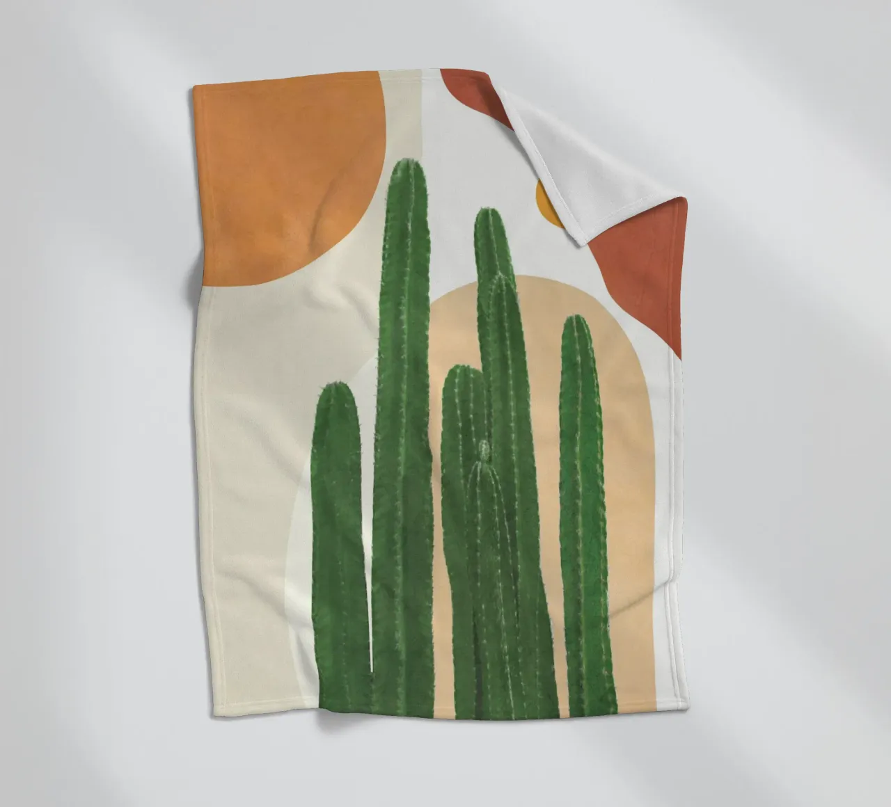 Abstract Cactus I coperta in pile da Flow Line