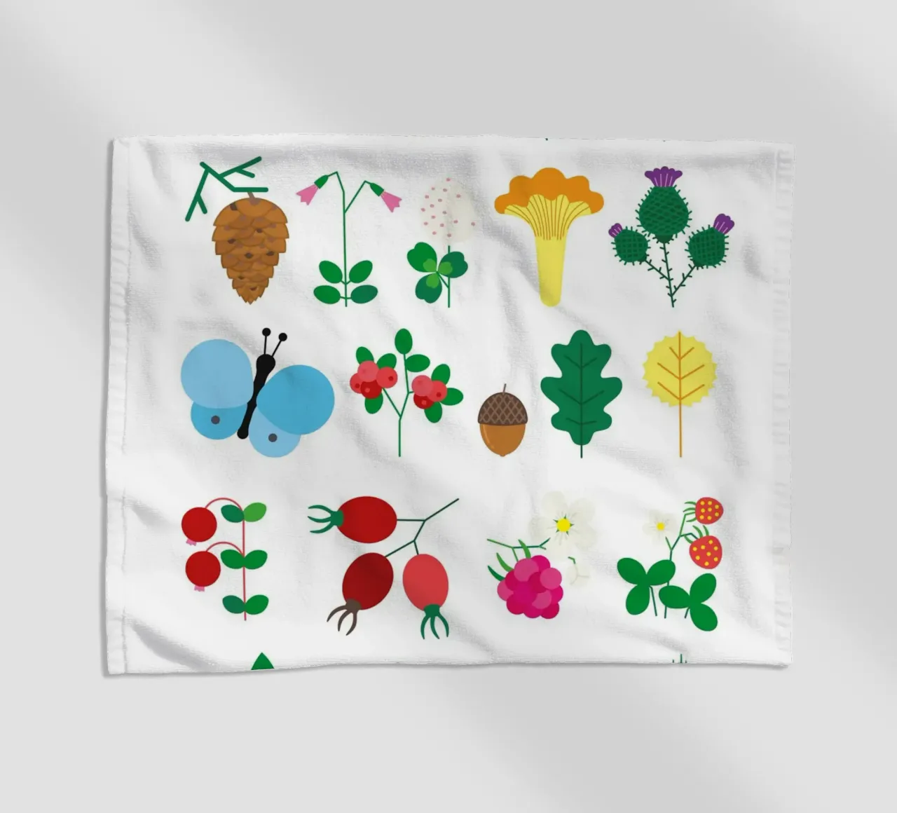Natura colorata telo mare da Lidia Blomgren