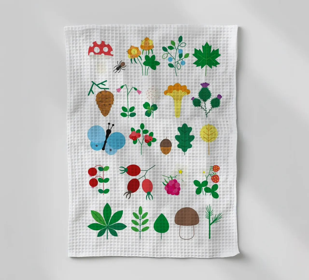 Natura colorata canovaccio da cucina da Lidia Blomgren