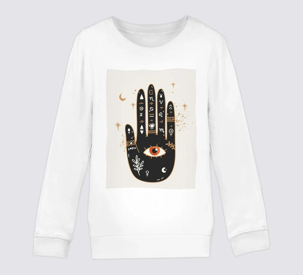 Palmistry felpa bambino da Flow Line