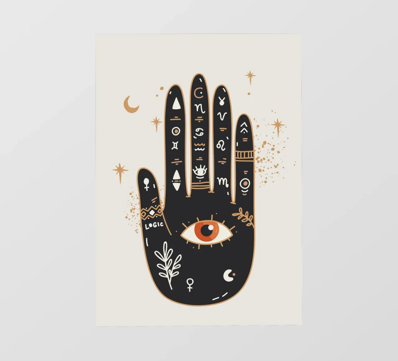 Palmistry pellicola backlit da Flow Line