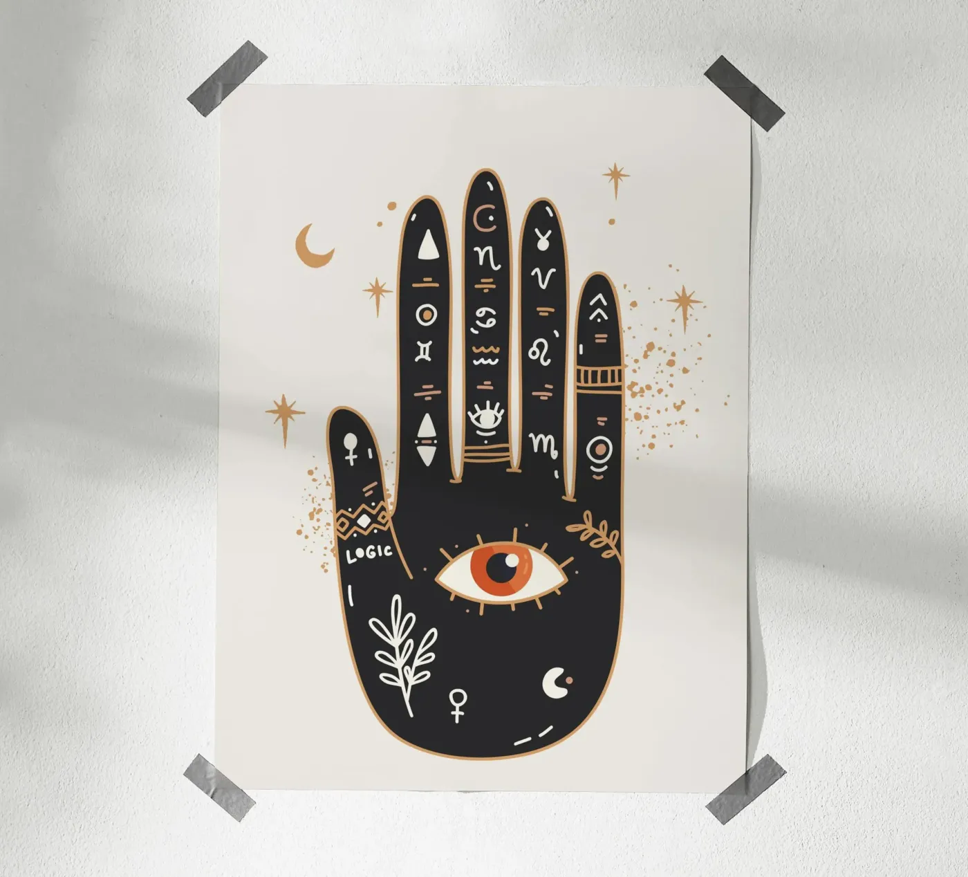 Palmistry poster da Flow Line