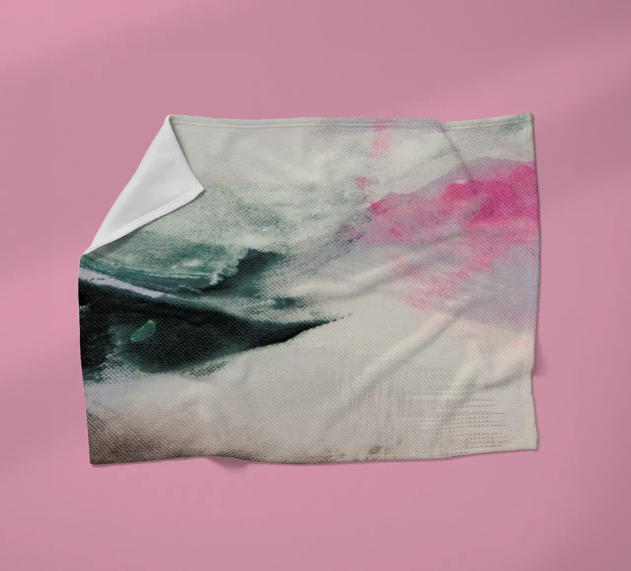 Melt Series 16 fleece blanket by Mala Alani