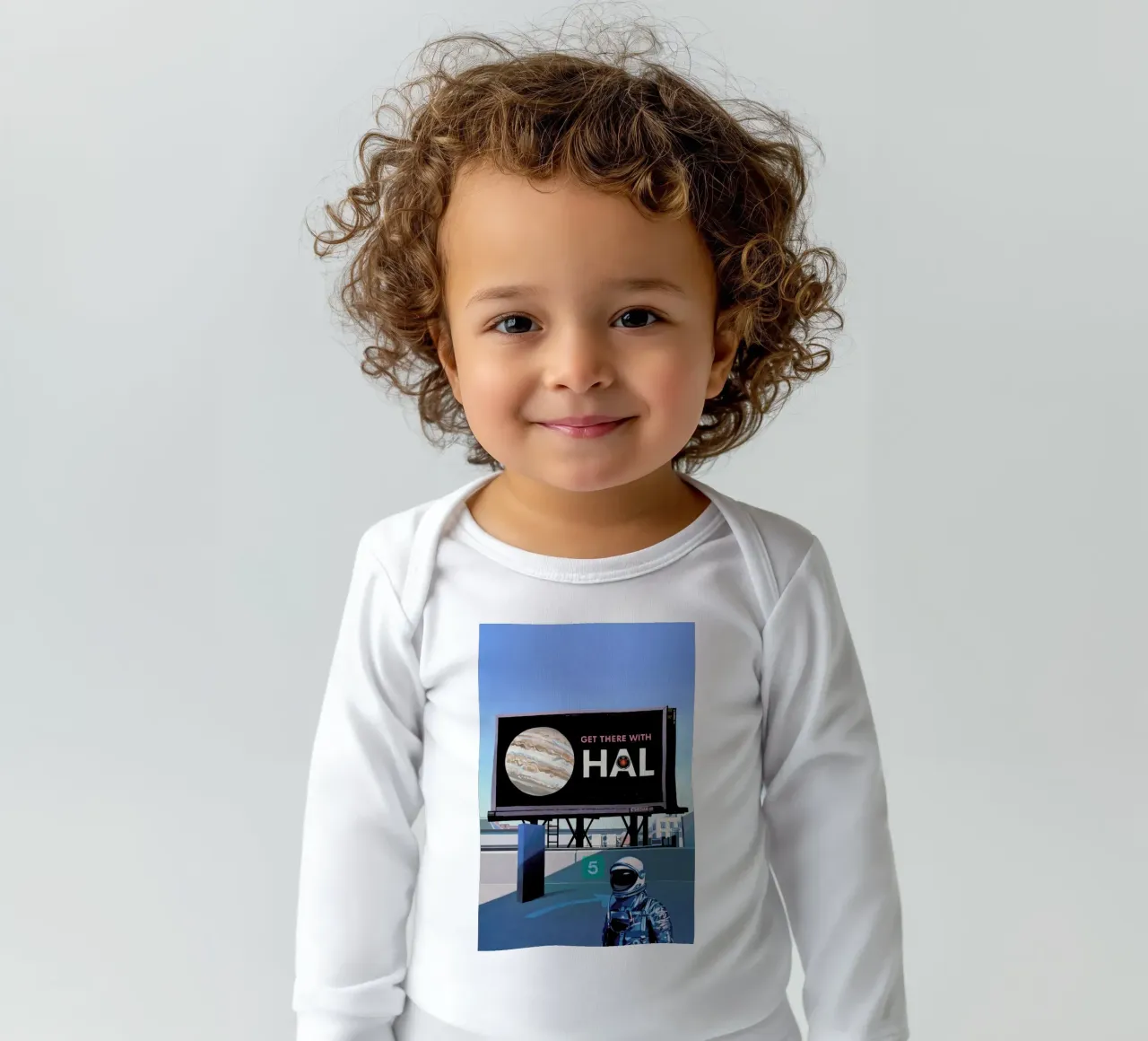 Get There With HAL body neonato maniche lunghe da Scott Listfield