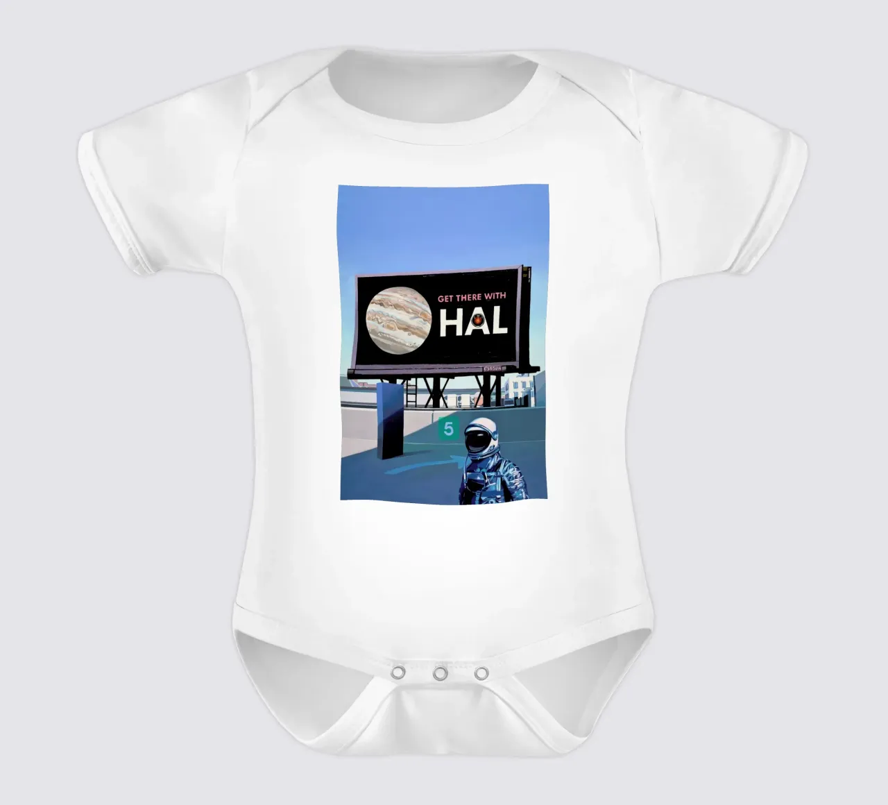Get There With HAL body neonato maniche corte da Scott Listfield