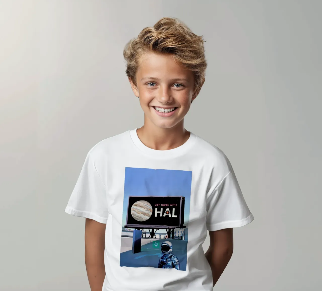 Get There With HAL t-shirt bambini da Scott Listfield