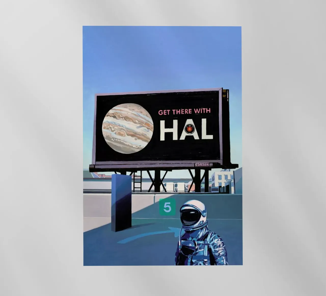 Get There With HAL pellicola backlit da Scott Listfield