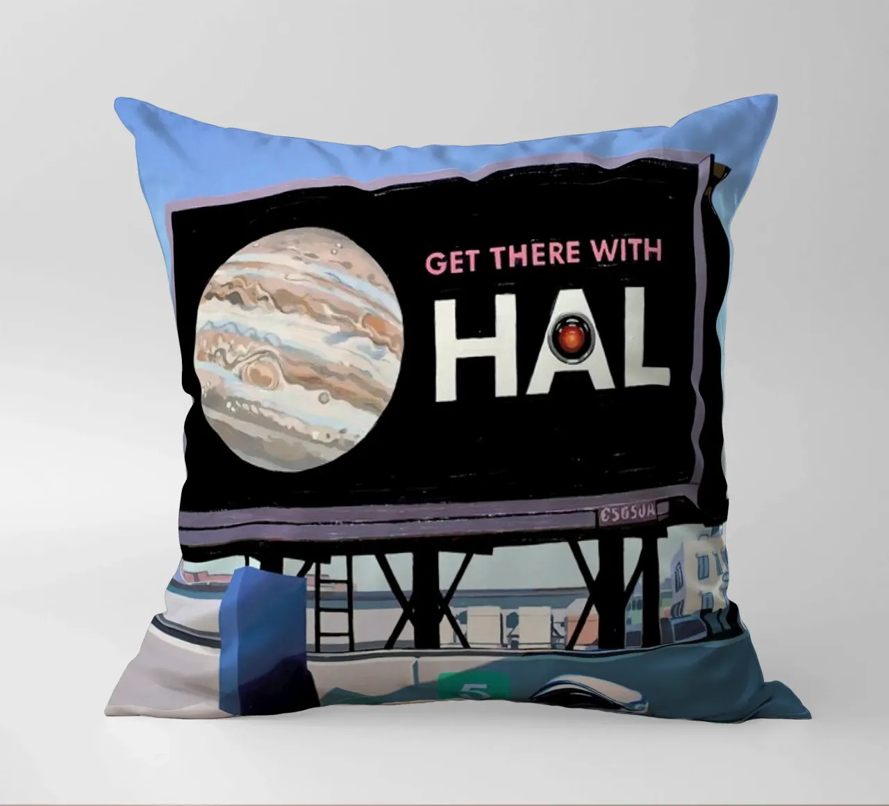 Get There With HAL kussen van Scott Listfield