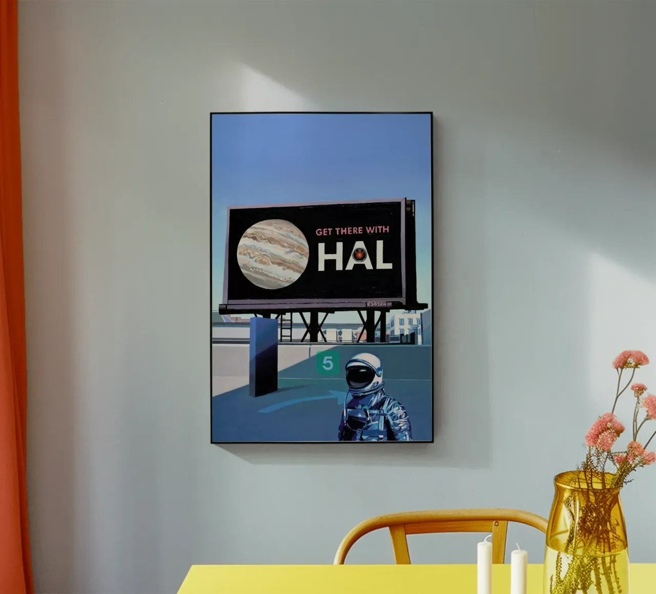 Get There With HAL plexiglass da Scott Listfield