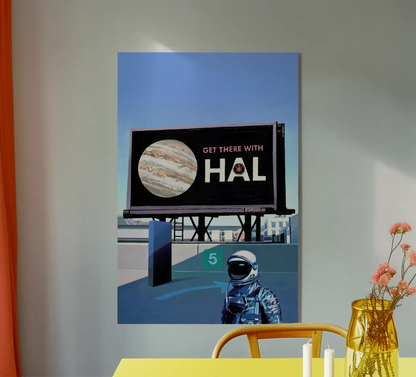 Get There With HAL plexiglas de Scott Listfield