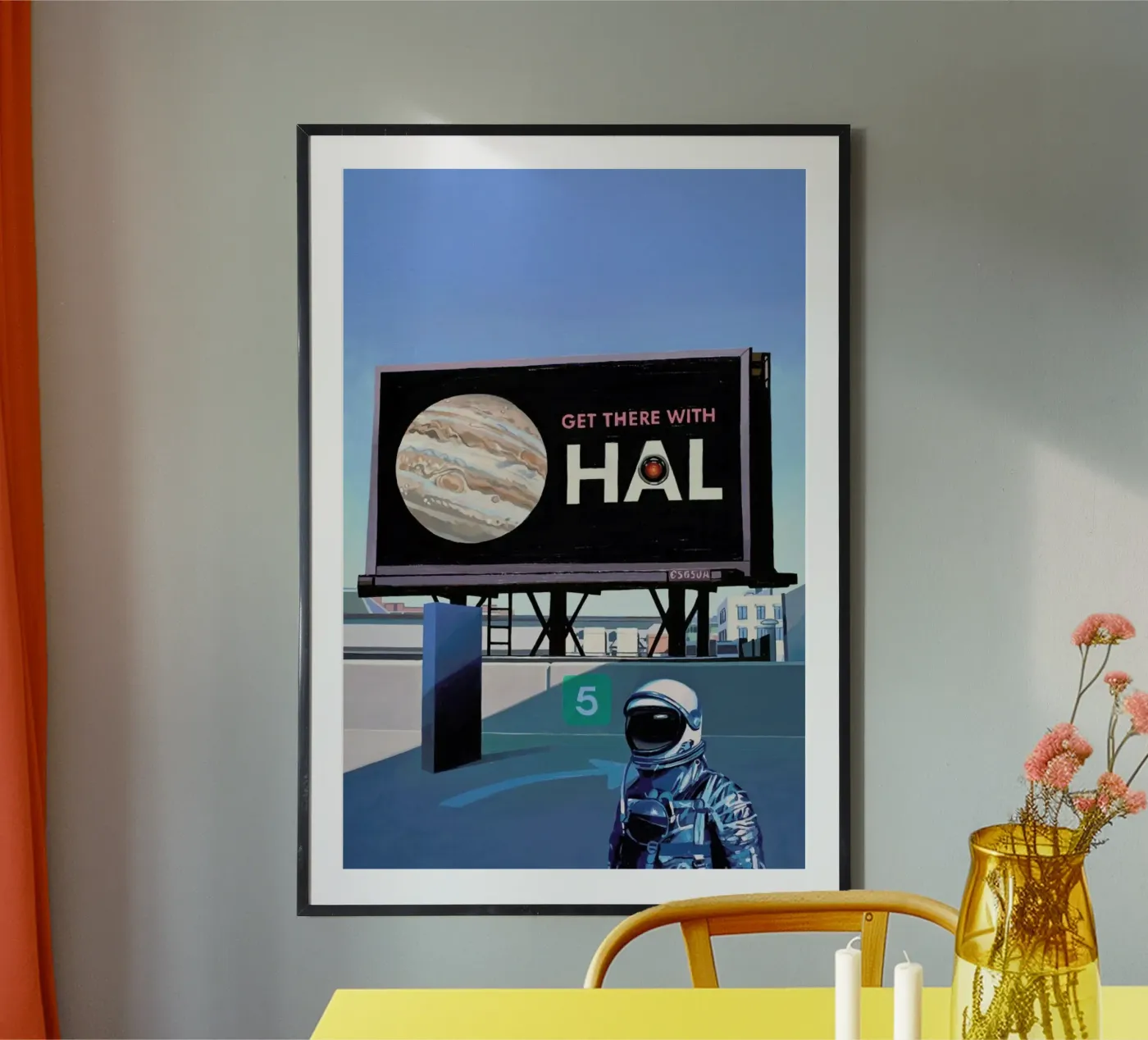 Get There With HAL poster da Scott Listfield