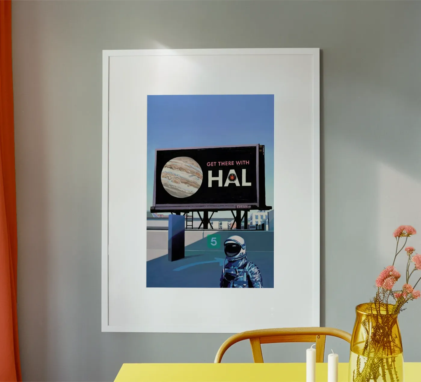 Get There With HAL poster da Scott Listfield