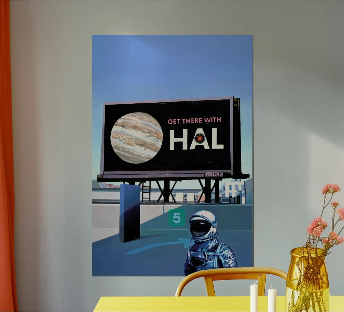 Get There With HAL poster da Scott Listfield
