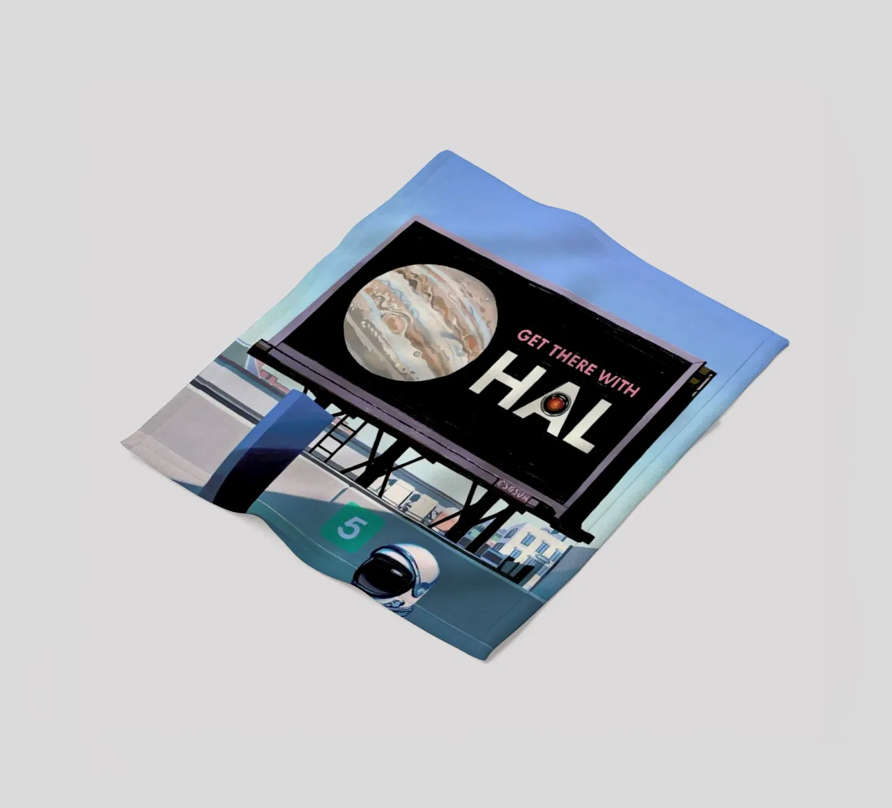 Get There With HAL coperta in pile da Scott Listfield