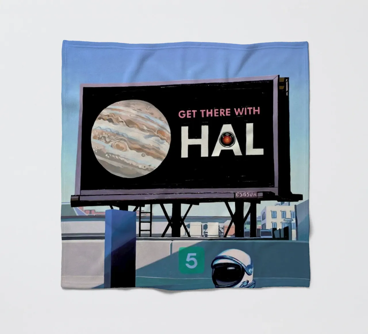 Get There With HAL coperta in pile da Scott Listfield