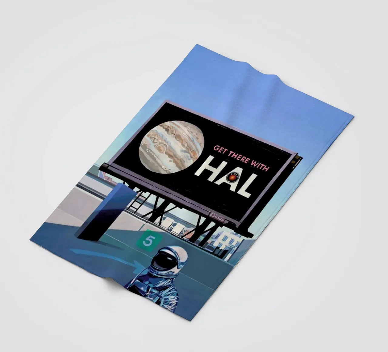 Get There With HAL coperta in pile da Scott Listfield